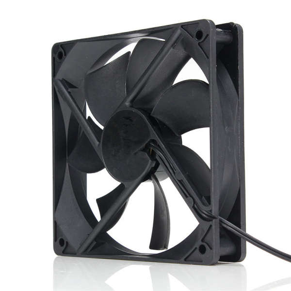 DC 5V Black Cooling Fan USB Computer Case Silent Cooling Fan 120x120x25mm