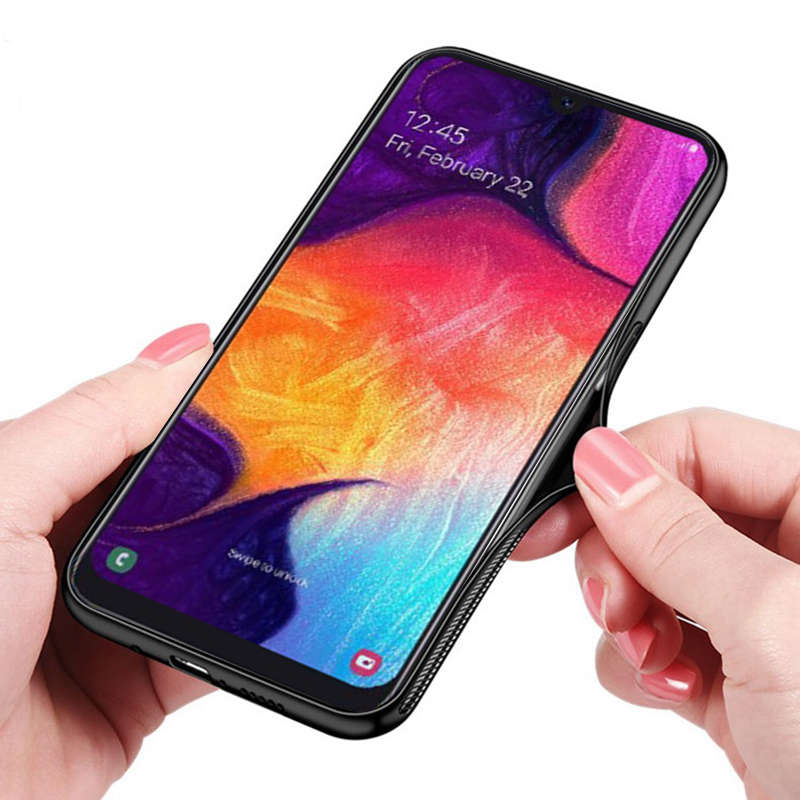 New Bakeey Shockproof Tempered Glass TPU Bumper Protective Case For Samsung Galaxy A70 2019