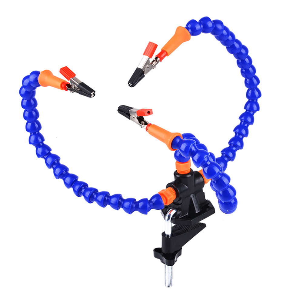 Multifunctional Soldering Station Third Hand Tool With 3 Flexible Arms Soldeirng Iron Holder