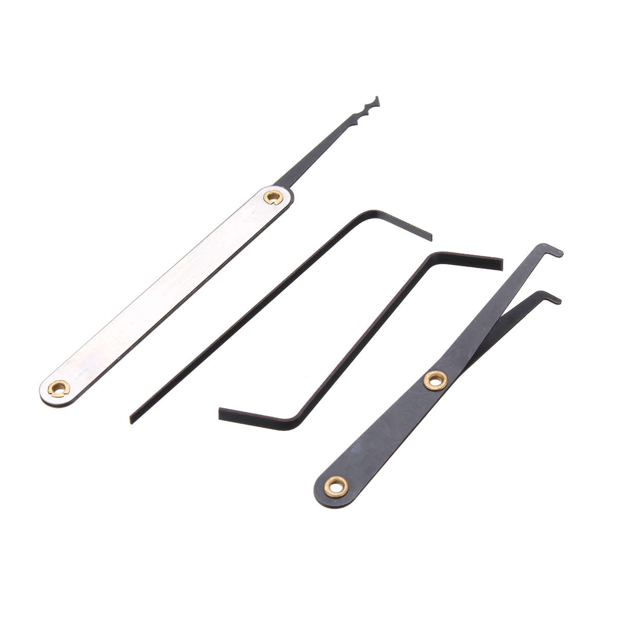 DANIU Unlocking Lock Opener Kit Locksmith Training Transparent Practice Padlocks Tools