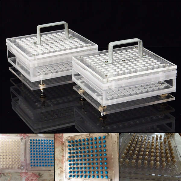 6Pcs Plexiglass 100 Holes Capsule Filler Machine