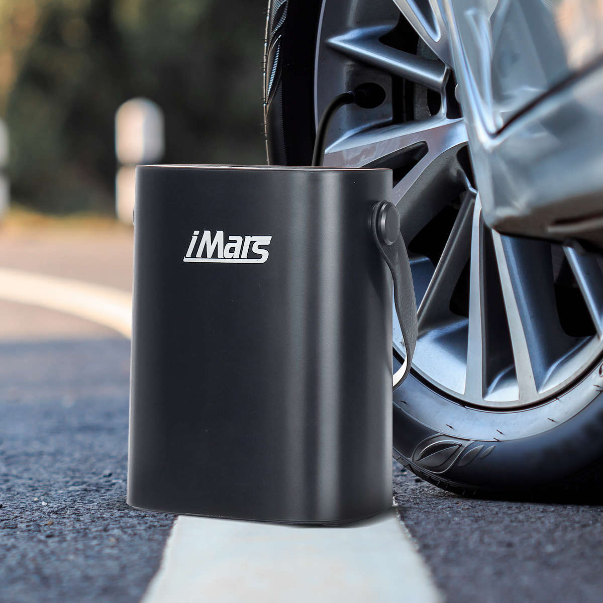 iMars AP01 Cordless 150PSI LCD Digital Car Air Pump 1800mA 25L/min Pressure Gauge Portable Tyre Comp