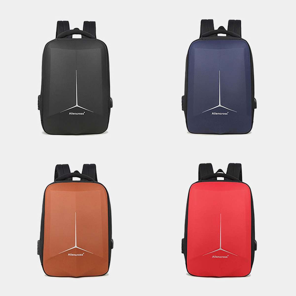 Waterproof Laptop Backpack with USB Charging Port and Password Lock