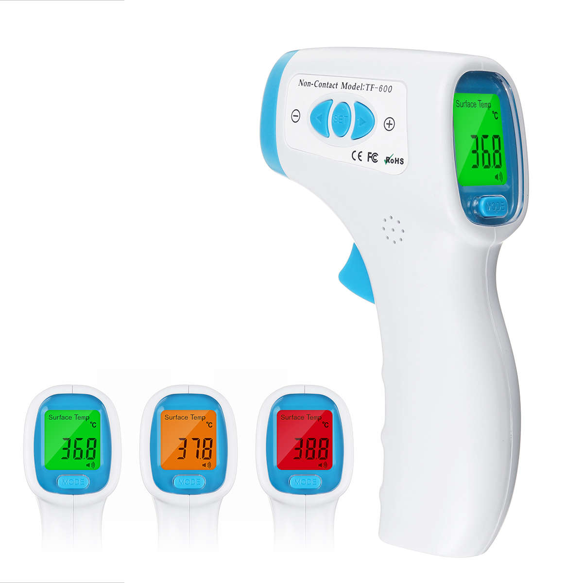Infrared Thermometer Ear Forehead Digital Thermometer Accurate Temperature Measurement (Color Multi)