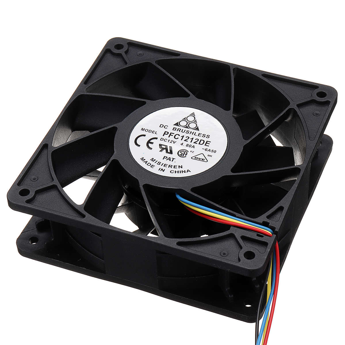 4Pin Strong Airflow 5000RPM CPU Cooling Fan for Antminer Bitmain S7 S9