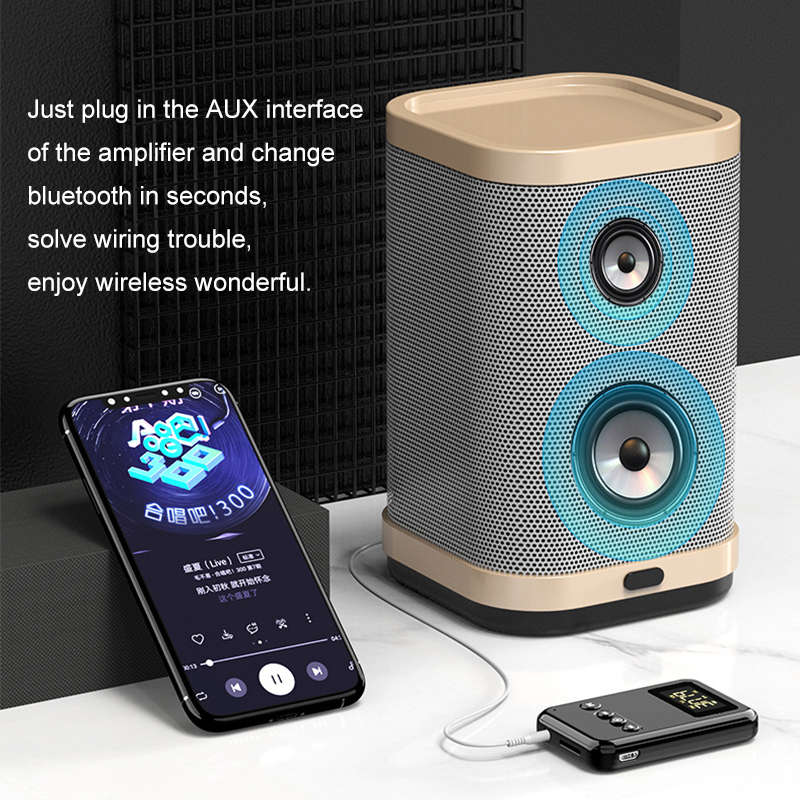 9 IN 1 bluetooth 5.0 Adapter bluetooth Receiver and Transmitter FM Radio Music Player Audio Adapter