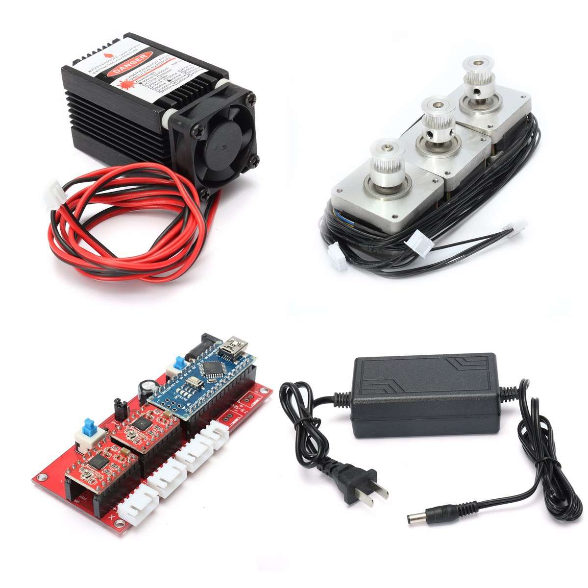 Cnc2017 500Mw 3 Motors Mini Desktop Laser Engraving Engraver Machine Kit Diy Cutter Carver Printer