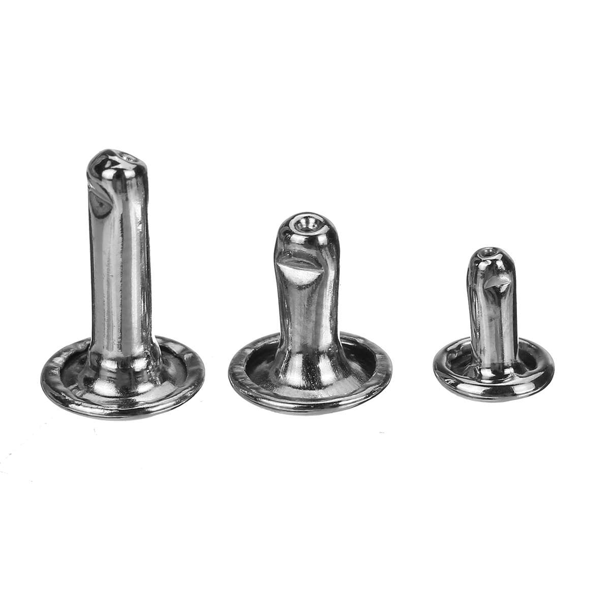 120Pcs Double Cap Rivets Tool Kit Metal Studs Hat Bag Leather Clothes Cr