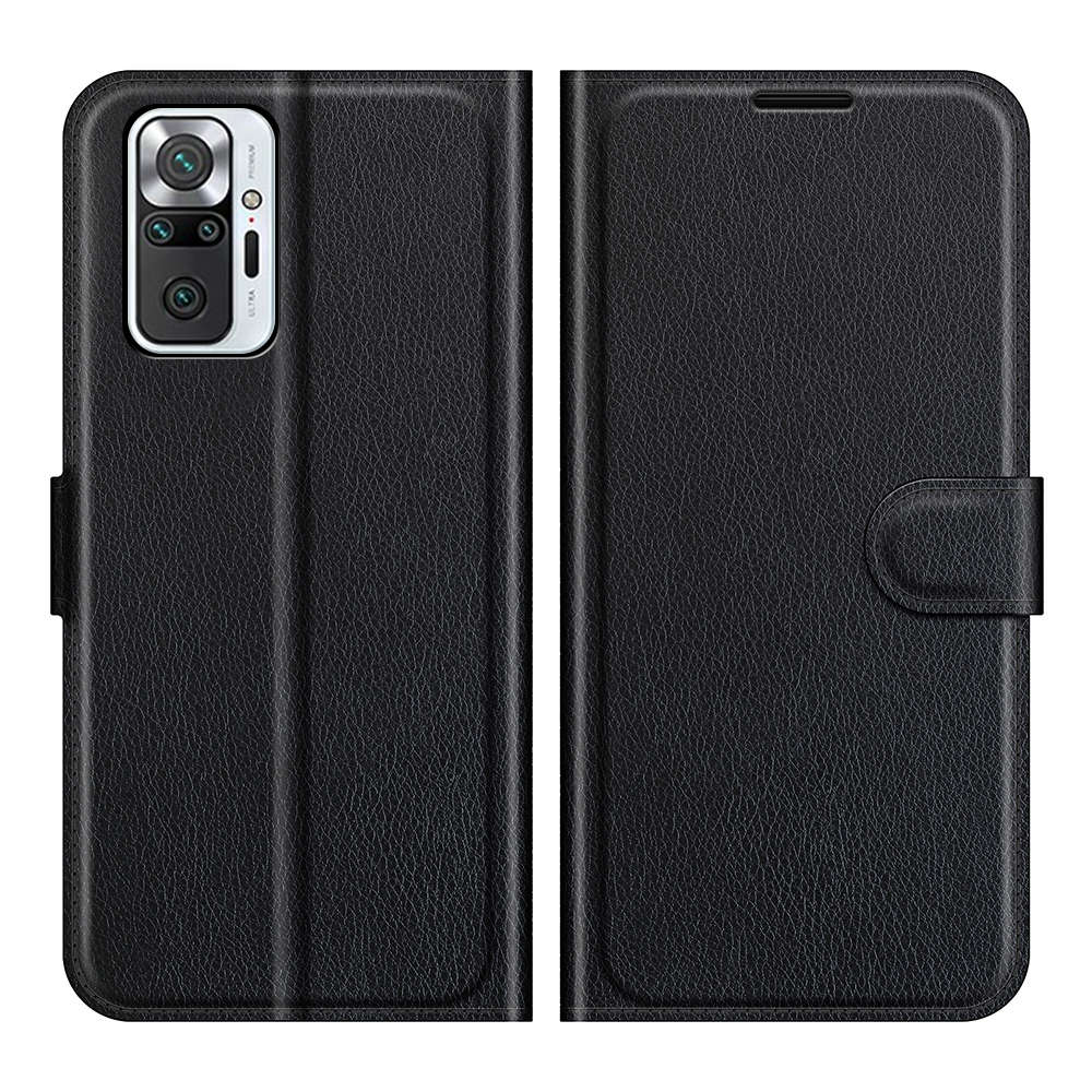 Bakeey for Xiaomi Redmi Note 10 Pro/ Redmi Note 10 Pro Max Case Litchi Pattern Flip Shockproof PU Le