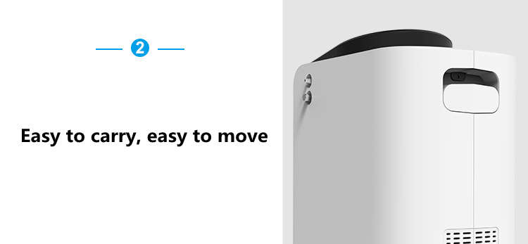 MEDRIS Oxygen Concentrator Machine Portable Humidifying Oxygen Machine Adjustable Portable Oxygen Ma