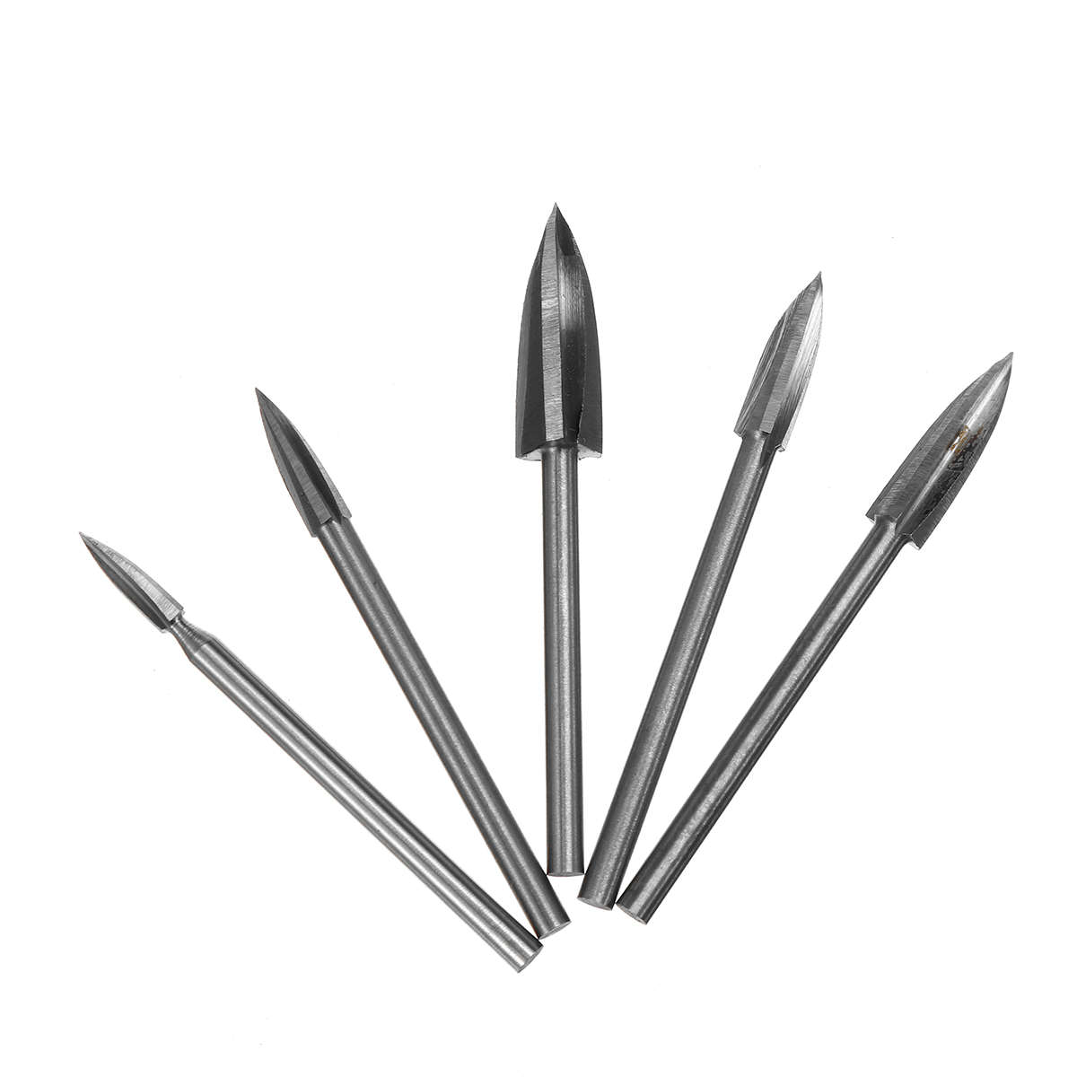 5pcs Wood Carving Engraving Drill Bit Milling Cutter Woodworking Tool