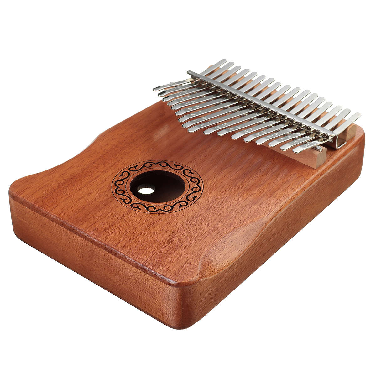17 Key Kalimba Thum Finger Piano Beginner Practical Wood Muscial Instrument Set