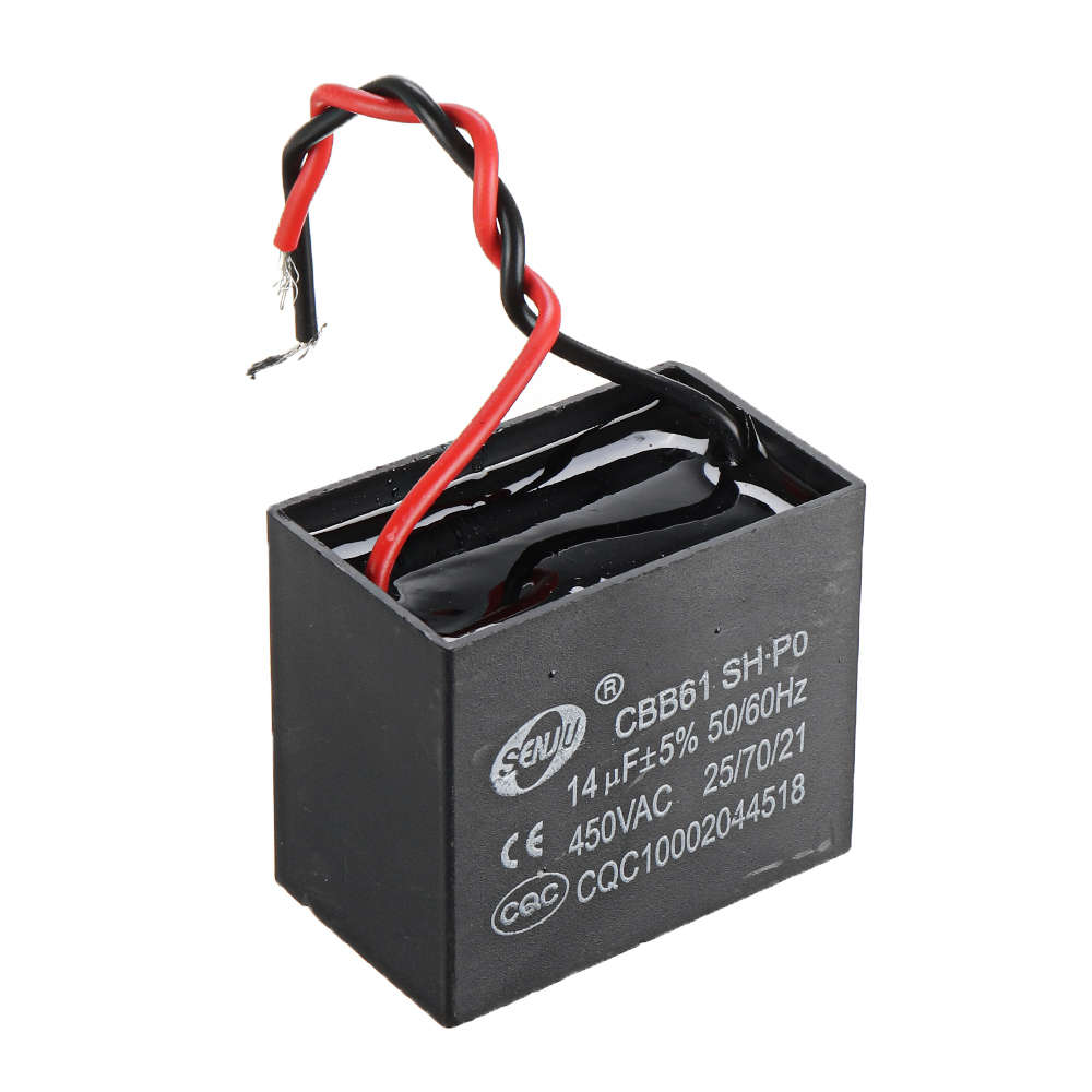 Cbb61 14Uf Starting Capacitance 450V Ac Fan Capacitor Cbb Motor Run Capacitor