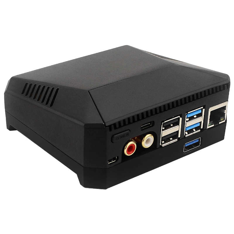 Catda Raspberry Pi 4B Argon ONE M.2 Expansion Board USB3.0 to SATA Connected to SSD Solid State Driv