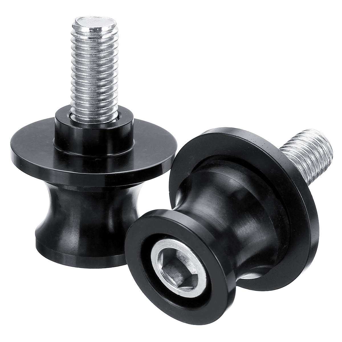 M10 10mm Swing Arm Slider Motorcycle Paddock Stand Bobbin Adapter Spools