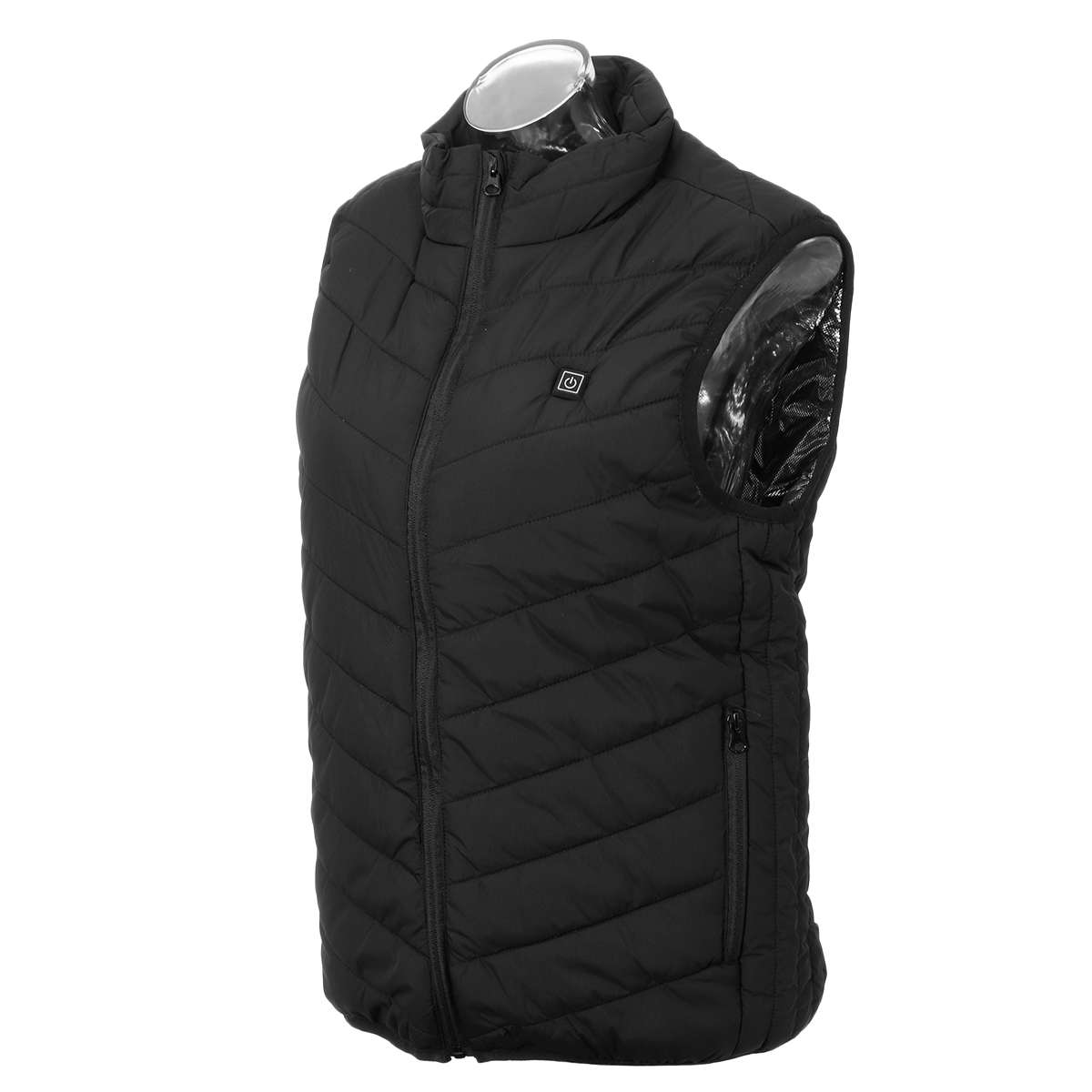 9 Heating Pads USB Electric Heated Vest Jacket Warm Body Warmer Pad