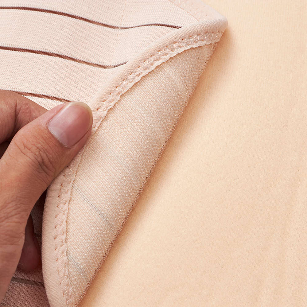 Three Pieces Nursing Waist Cinchers Shapewear Body Shaper For Women (Size 3 L Color Beige)