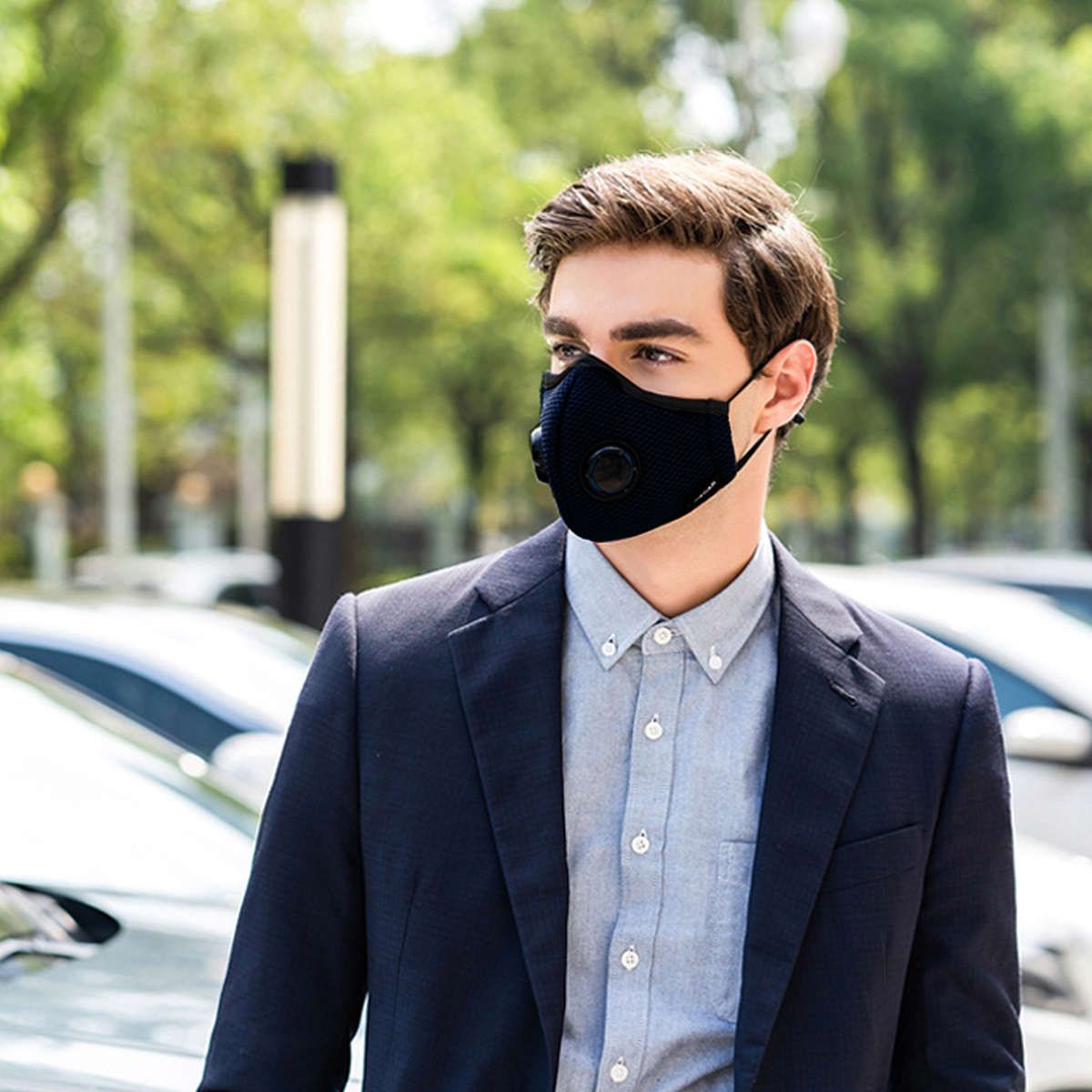 New 4 Layers Dust Pollution Face Mask Cover Washable Air Filter Anti PM2.5 Mask