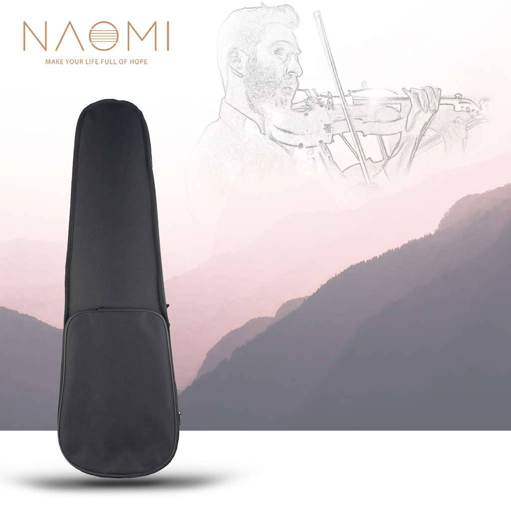 NAOMI 4/4-1/8 Violin Hard Case Basic Professional Triangular Shape Backpack Super Light Suspension