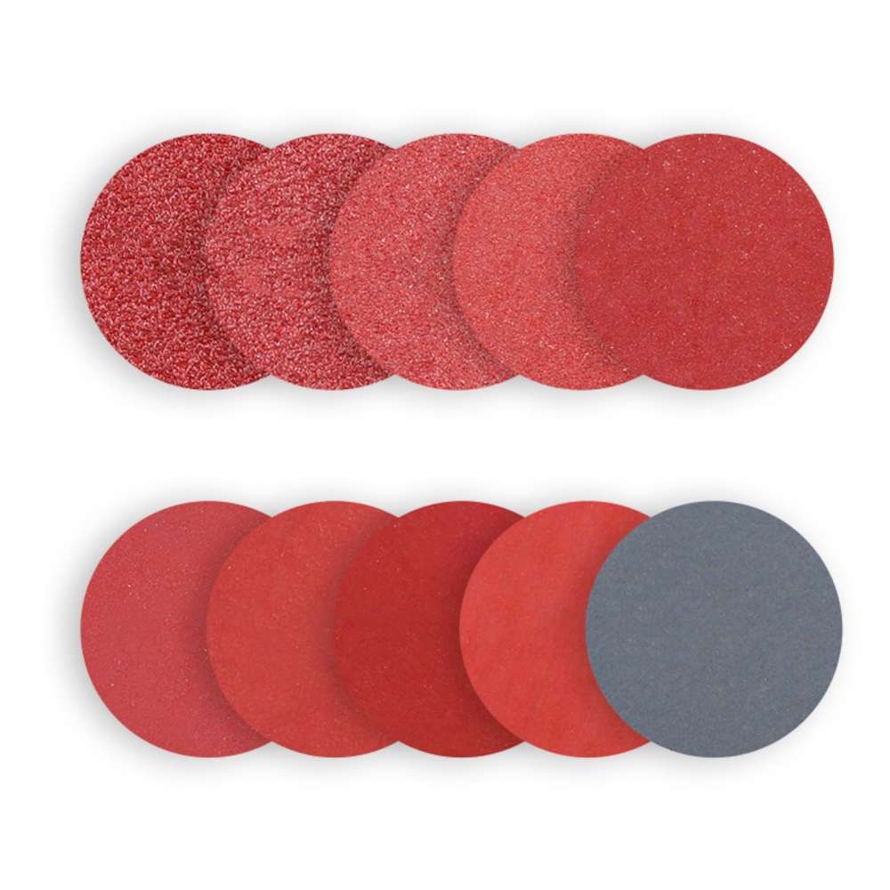 102pcs 3 Inch 75mm Sanding Disc Round Abrasive Dry Sandpaper with Back-up Pad for Polishing Cleaner