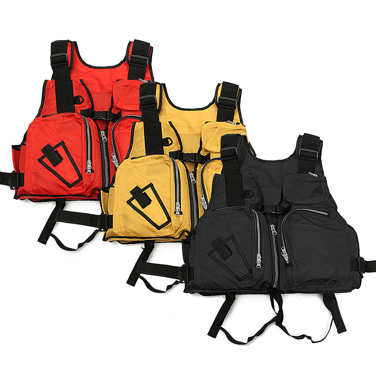 Adult Life Jacket Sailing Swimming Fishing Water Sports Gear Clothing Life Buoyancy Vest