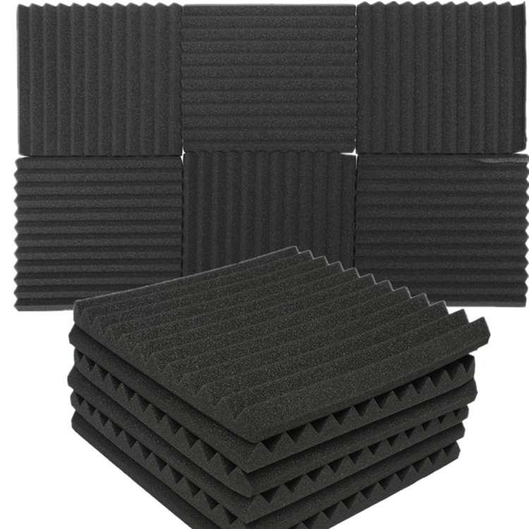 12Pcs Acoustic Soundproof Foam Sound Stop Absorption for KTV Audio