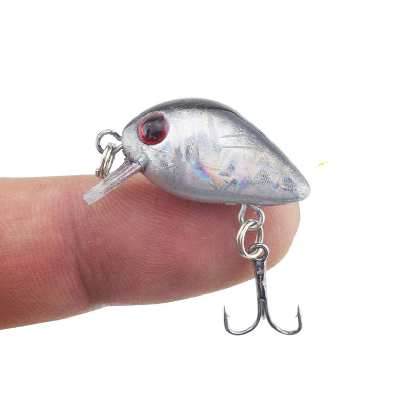 ZANLURE 10pcs/set 3cm 1.5g Mini Crankbait Fishing Lure Shallow Water Wobbler Hard Bait Crank Bait