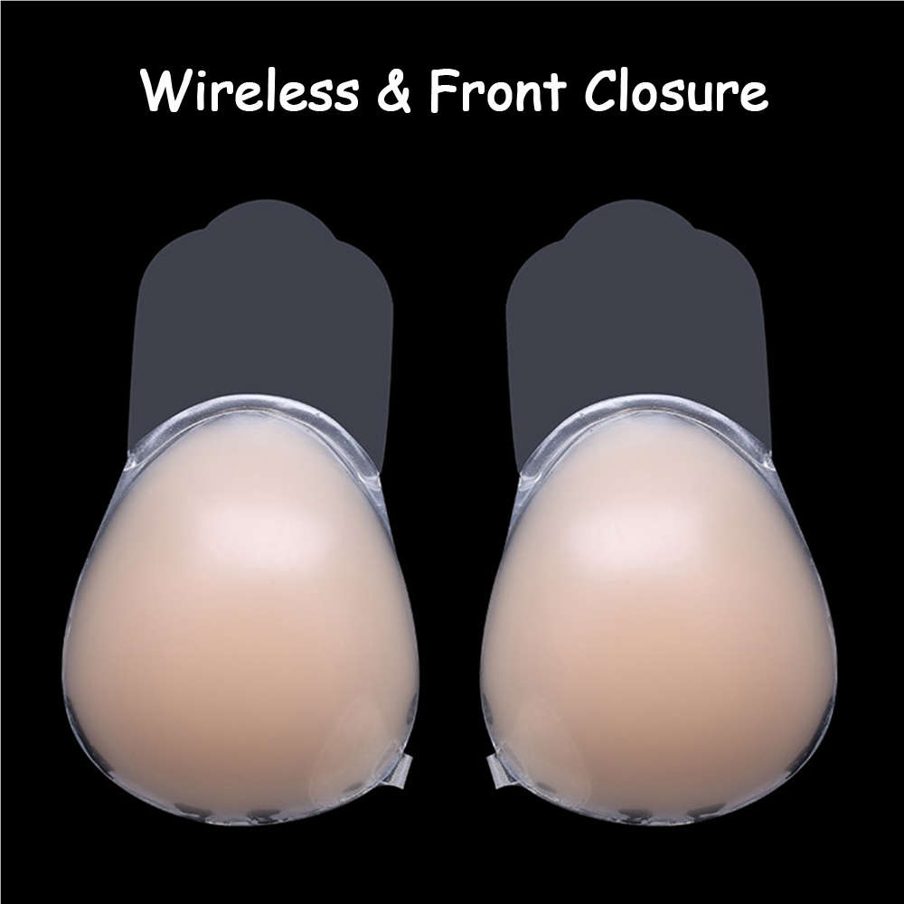 New Silicone Sticky Nipplecovers Push Up Adjustable Strapless Self-adhesive  Nu