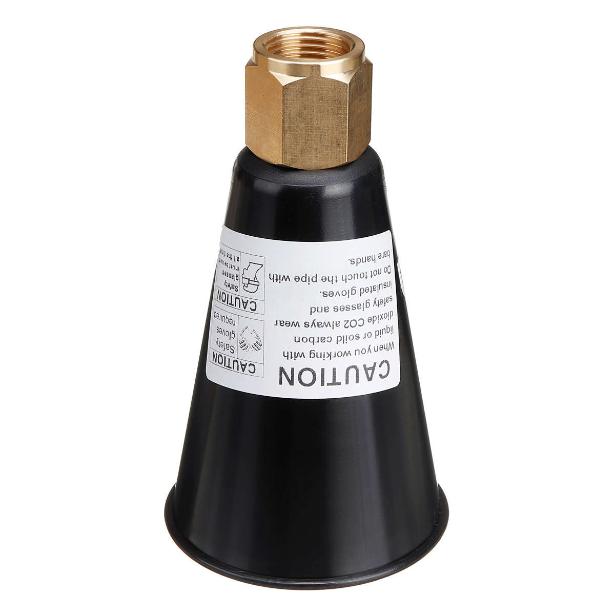 Dry Ice Maker W21.8 Thread Valve Cone with Collection Bag and O-ring