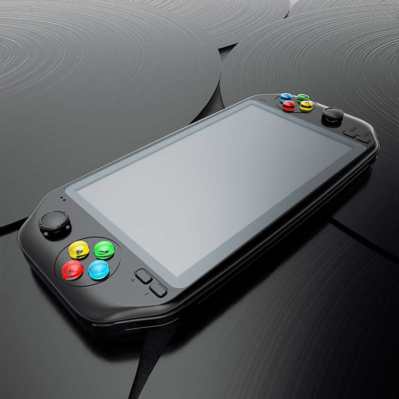 Collbaby RS-18 64GB 6000 Games HD Handheld Game Console 7 inch HD Large Screen Arcade Game Player Su