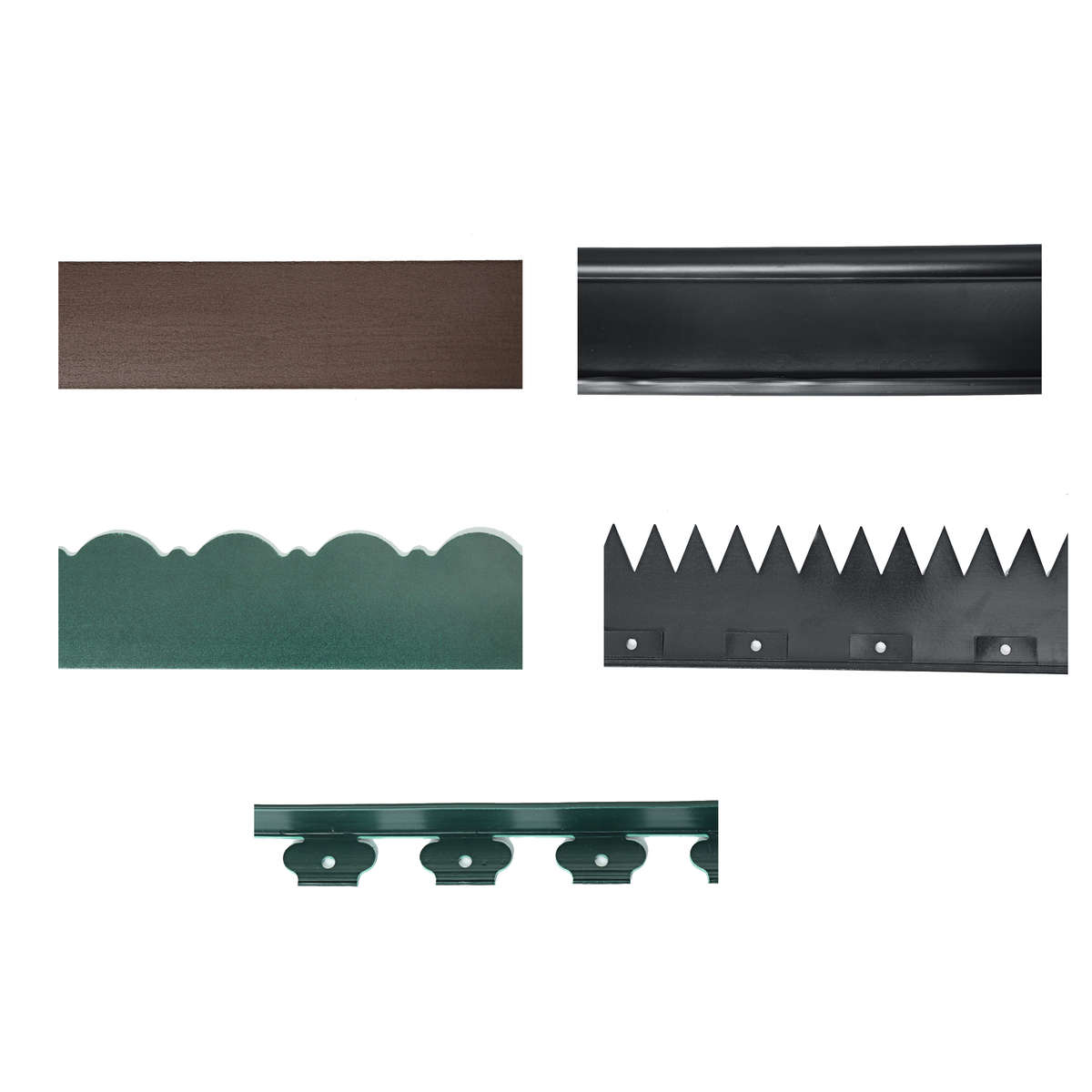 No Dig Garden Edging Border Edge Landscape Lawn Flower Bed Landscaping Flexible Edging Bord (Type 6)