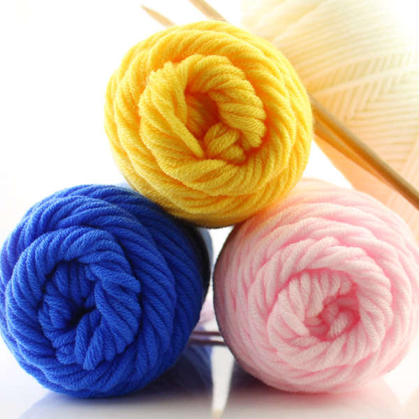 100g 23 Colors Long Stalped Cotton Soft Knitting Wool Yarn