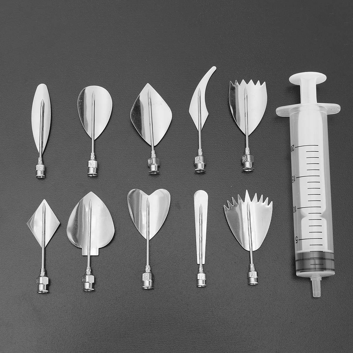 3D Jelly Flower Art Tools Syringe 3D Gelatin Cake Syringe Art Tools Kit