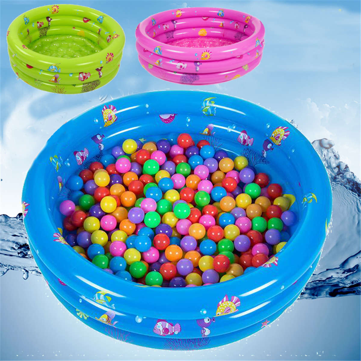 New Round Baby Kids Swimming Ocean Ball Pool Inflatable Swimming Pool Toddler Wa