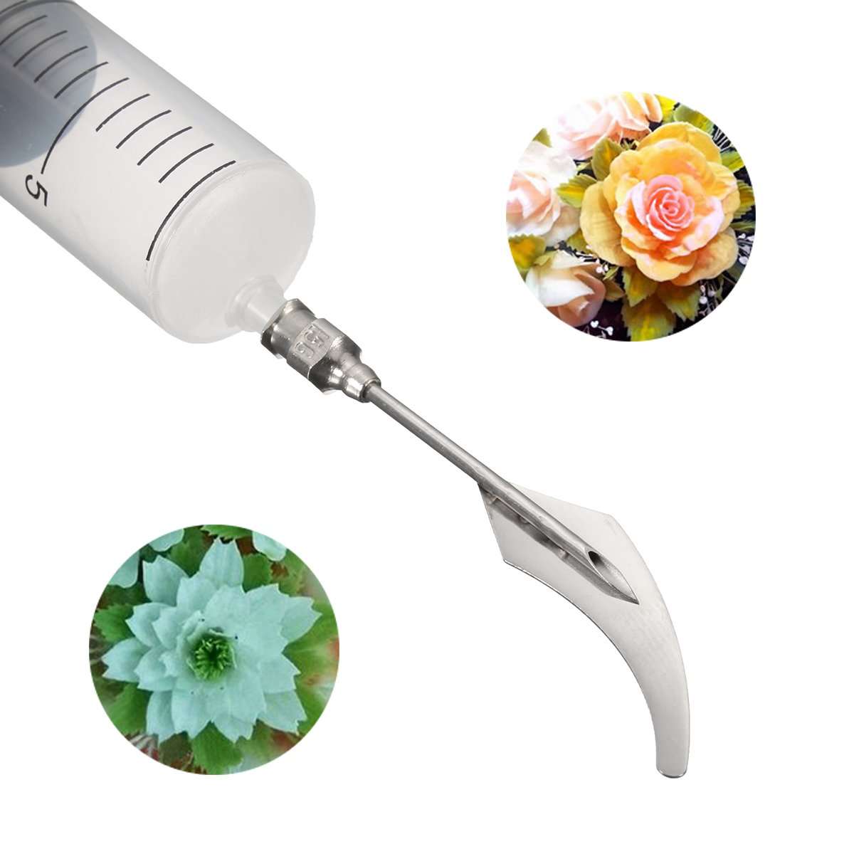 3D Jelly Flower Art Tools Syringe 3D Gelatin Cake Syringe Art Tools Kit