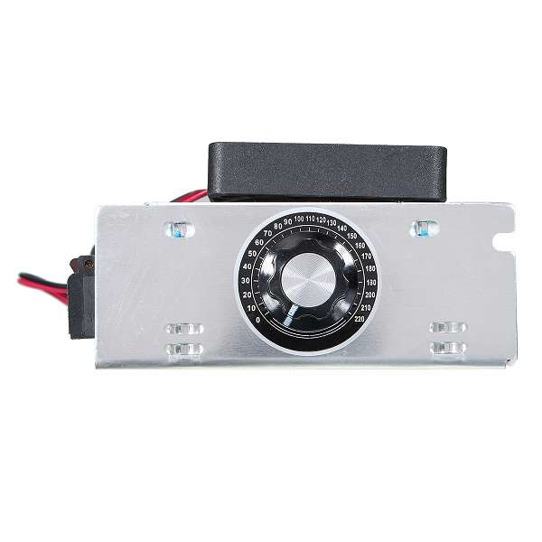 AC 220V 4000W SCR Electric Voltage Regulator Dimmer Temperature Motor Speed Controller With Fan