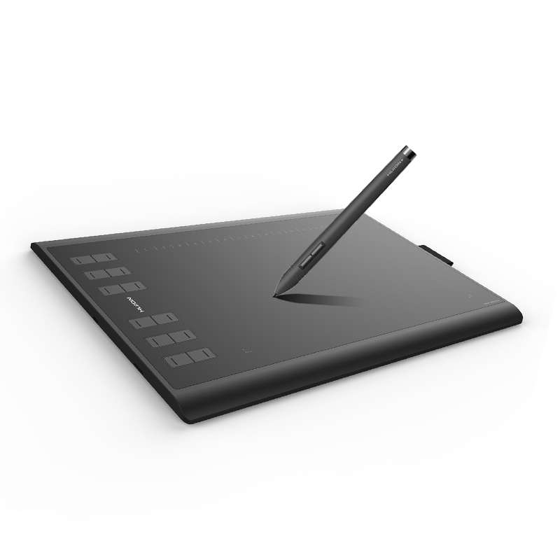 Huion New 1060 Plus 10x6.25 8192 Levels Graphics Tablet USB Digital Drawing Pad with Digital Pen"