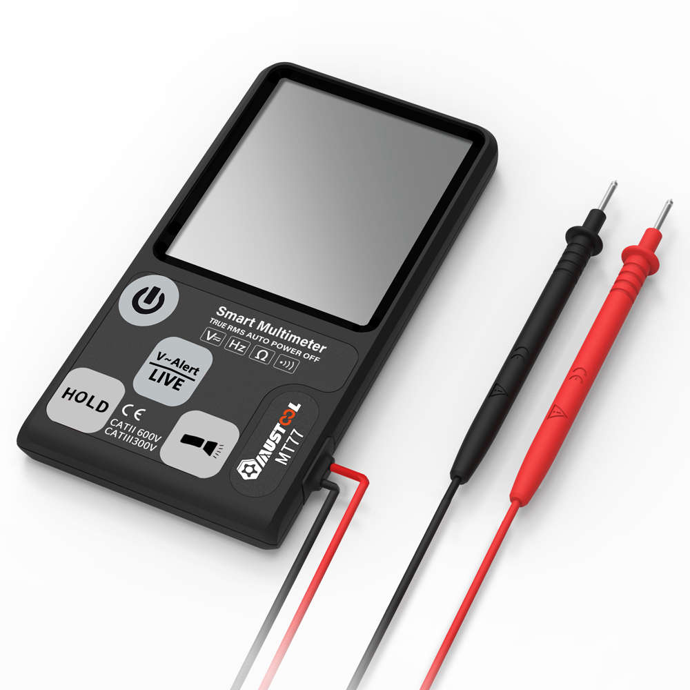 MUSTOOL MT77 Large Screen Smart Digital Multimeter Voltage Tester 3-Line Display Fully Auto-Range