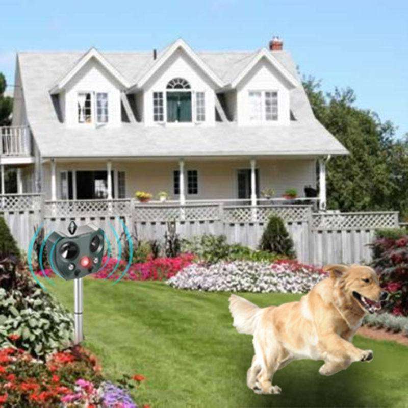 New [Basic version]Portable Solar Battery Powered Ultrasonic Outdoor Pest And Animal Repeller