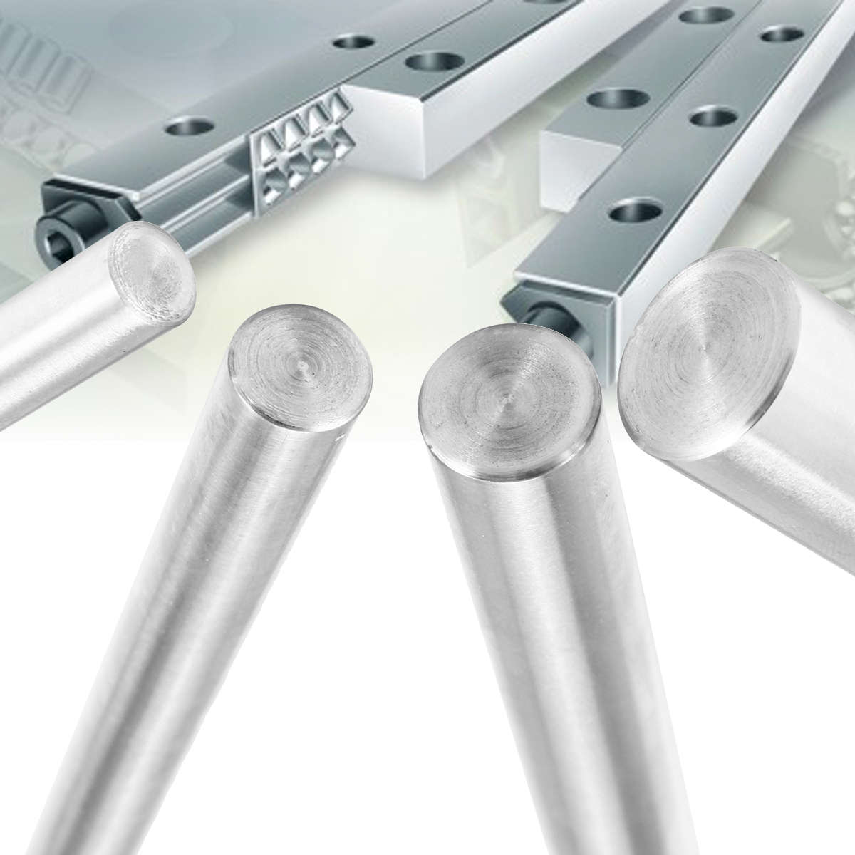 6/8/10/12mm Diameter Rod Length 400mm Steel Cylinder Linear Rail Linear Shaft Optical Axi (Size 8mm)