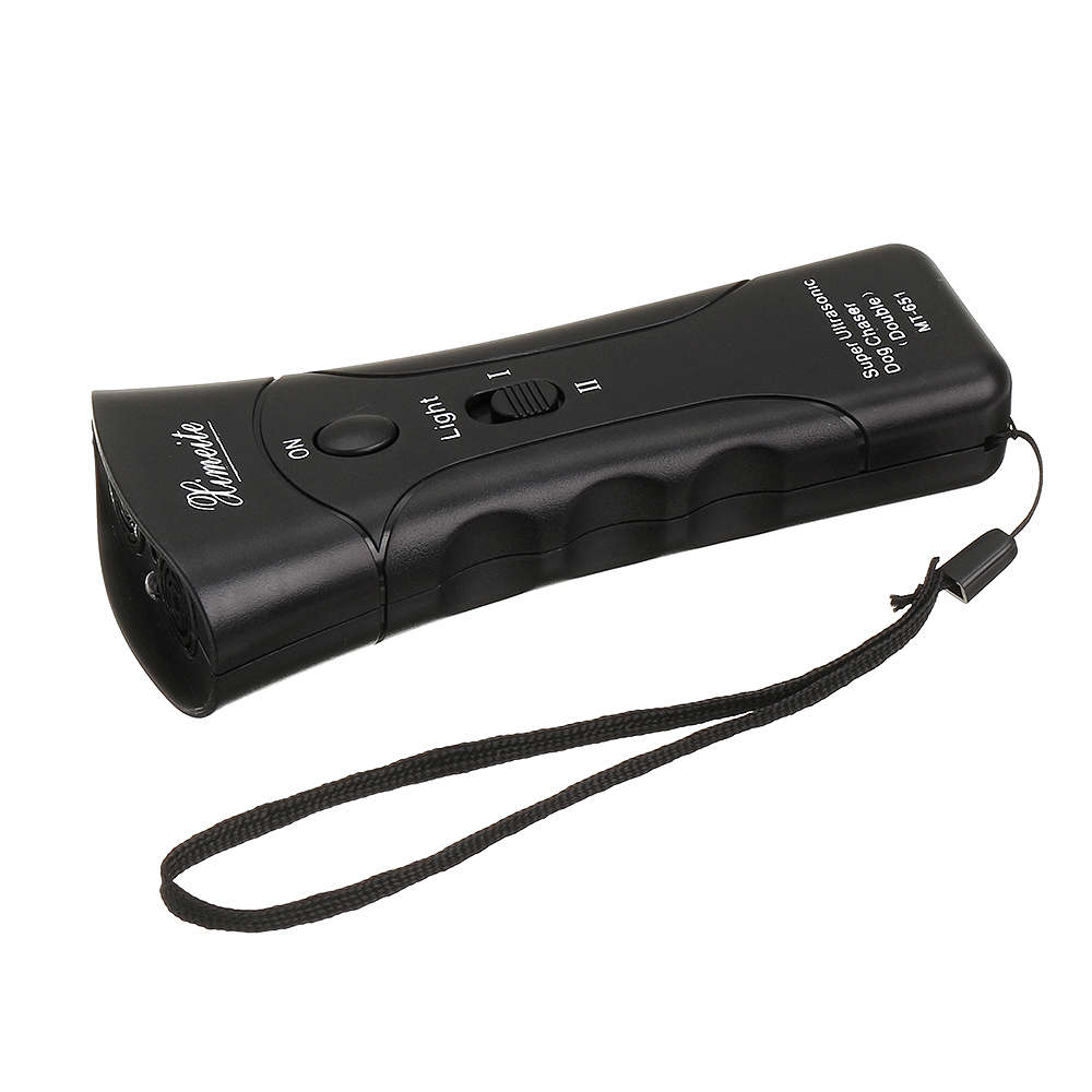 MT-651 Ultrasonic Dog Repeller With Infrared Laser Light Double Ultrasonic Horn Long Distance Electr