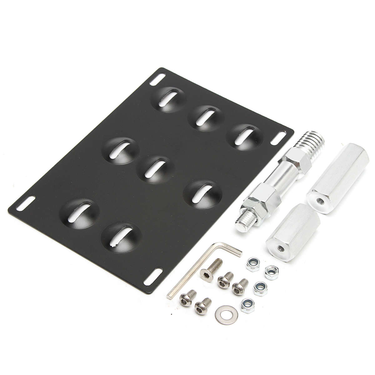 Front Bumper Tow Hook License Plate Mount Bracket For BMW 2 3 4 5 X M Z i