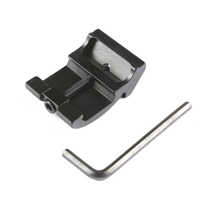 Y73 3Slots Ultralow Profile 45 Offset Picatinny Rail Mount Holder 20mm Rail