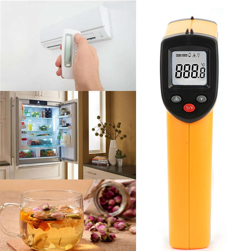 GM320 -50~380C Infrared Thermometer LCD Display Digital Thermometer Temperature Tester  Pyrometer IR