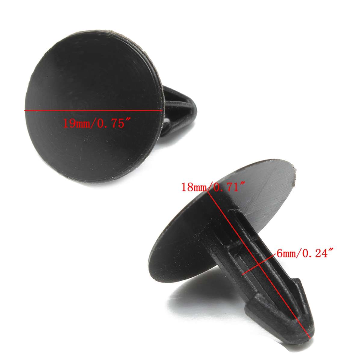 Windscreen Cowl Mounting Plastic Retainer Trim Fastener Clips For Honda