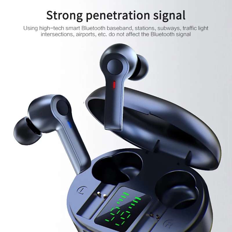 Bakeey R22 TWS Touch Wireless bluetooth Deep Bass Stereo Earphones Fitness Gaming Earbuds Sport Head