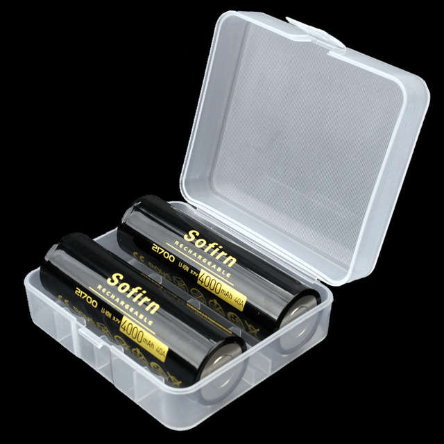 2Pcs Sofirn 3.7V 40A 4000mAh 21700 Battery Lithium Ion Battery Rechargeable Batterry Li-ion Bat