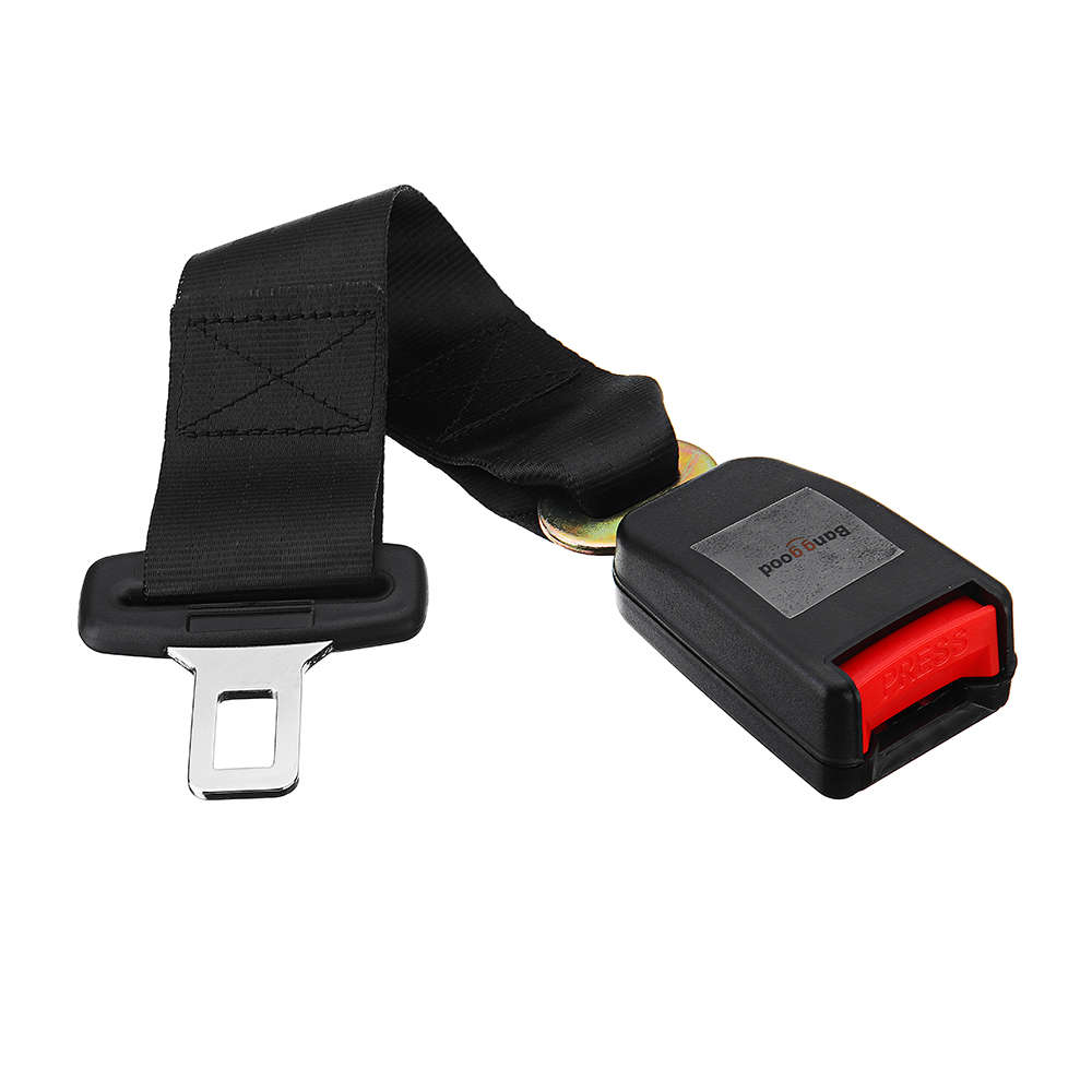 Universal 1Pcs Universal 14 Inch Car Seat Safety Belt Extension Black Buckle