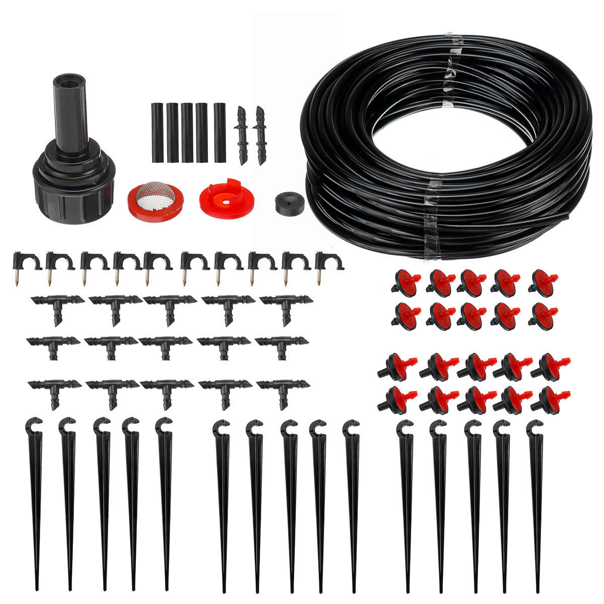 71pcs 23M Ethylene Pipe Micro Automatic Drip Irrigation System for Gar