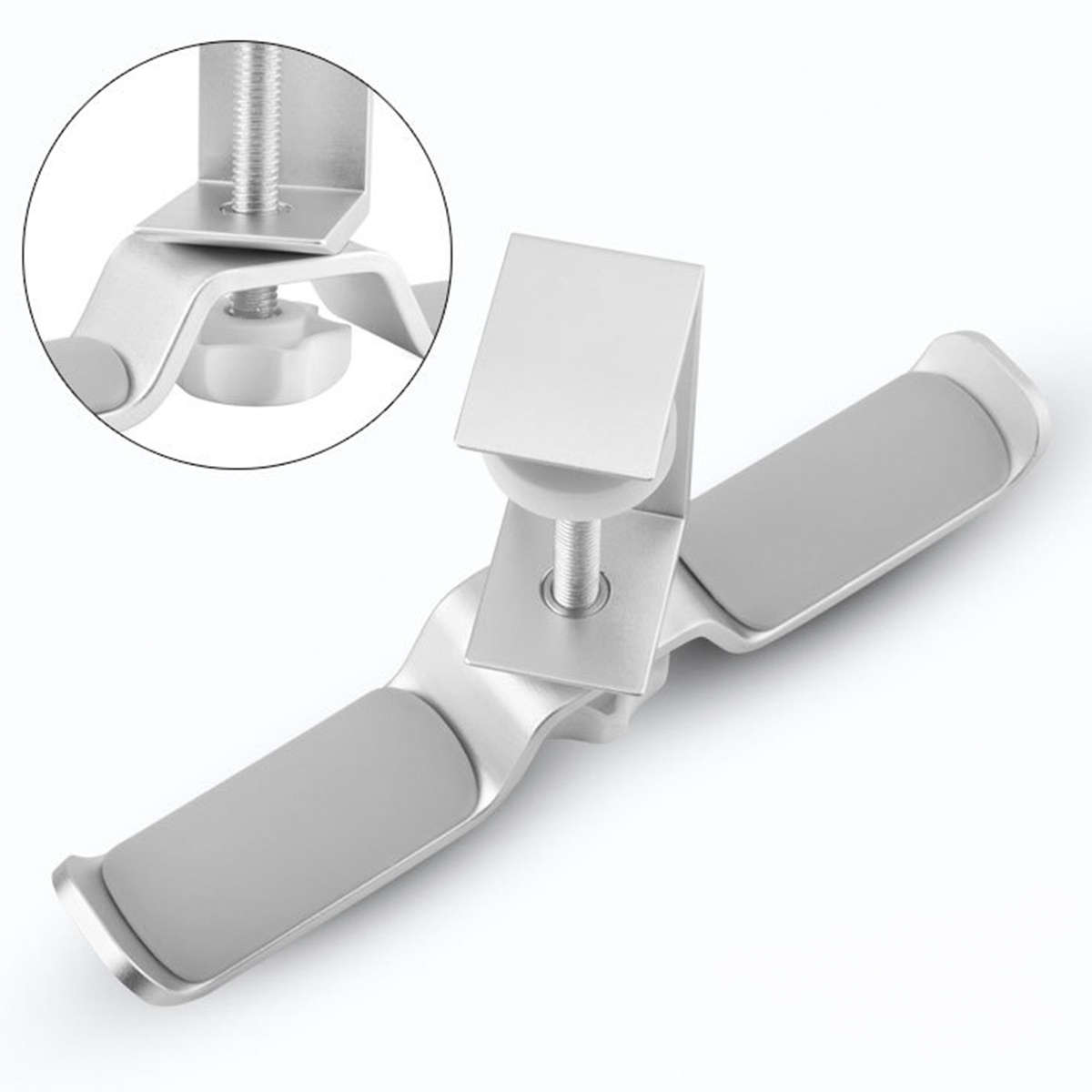 Universal Metal Dual Headphone Holder Head-mounted Earphone Bracket Hook
